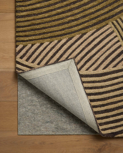 Brigette Romanek x Loloi Madi  Espresso Multi Contemporary