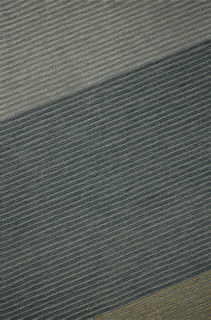 Brigette Romanek x Loloi Madi  Denim Multi Contemporary