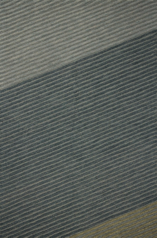 Brigette Romanek x Loloi Madi  Denim Multi Contemporary