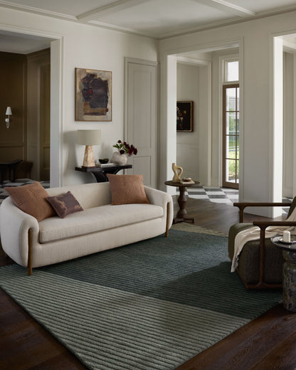 Brigette Romanek x Loloi Madi  Denim Multi Contemporary