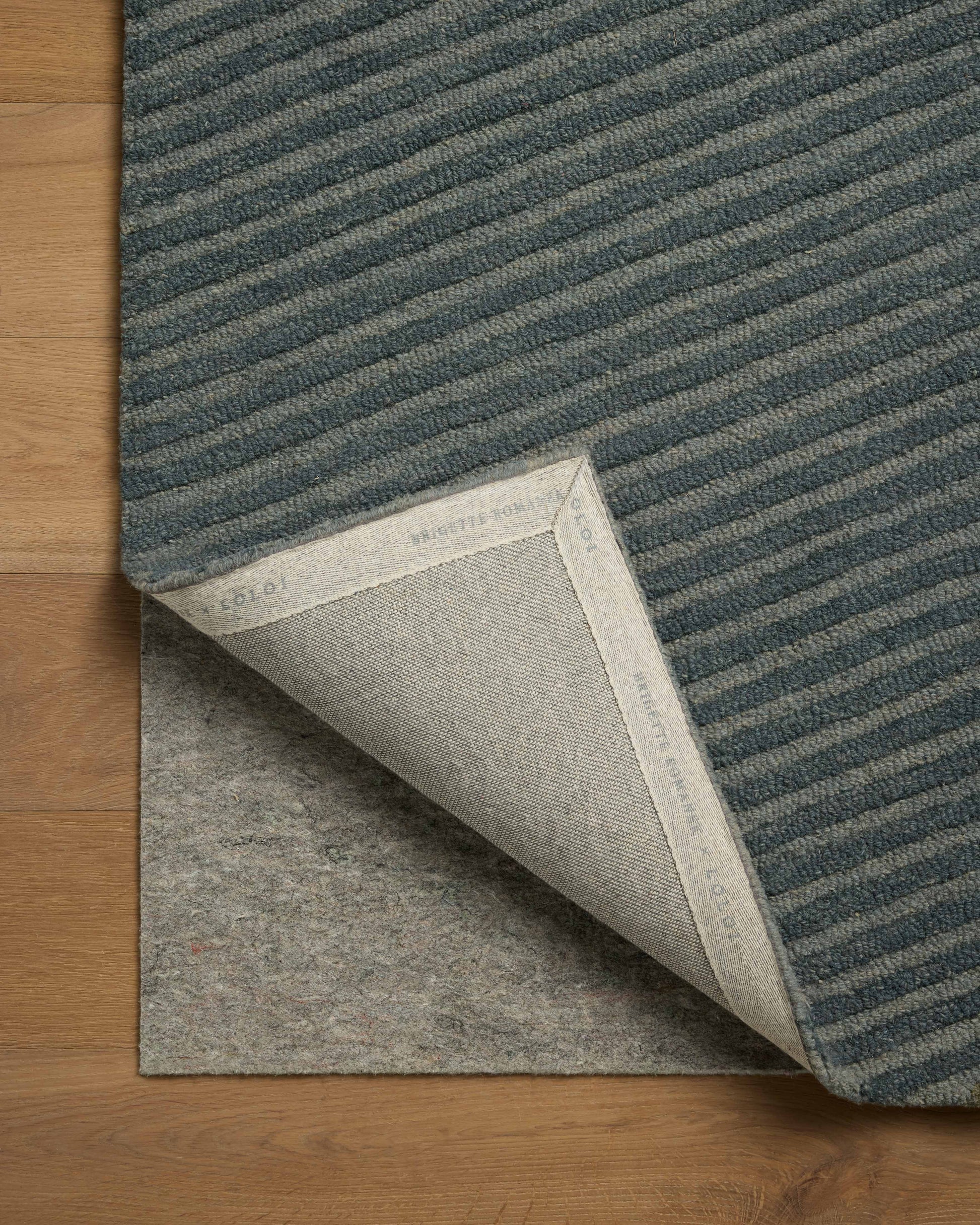 Brigette Romanek x Loloi Madi  Denim Multi Contemporary