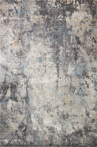 Loloi II Maeve  Silver Slate Contemporary