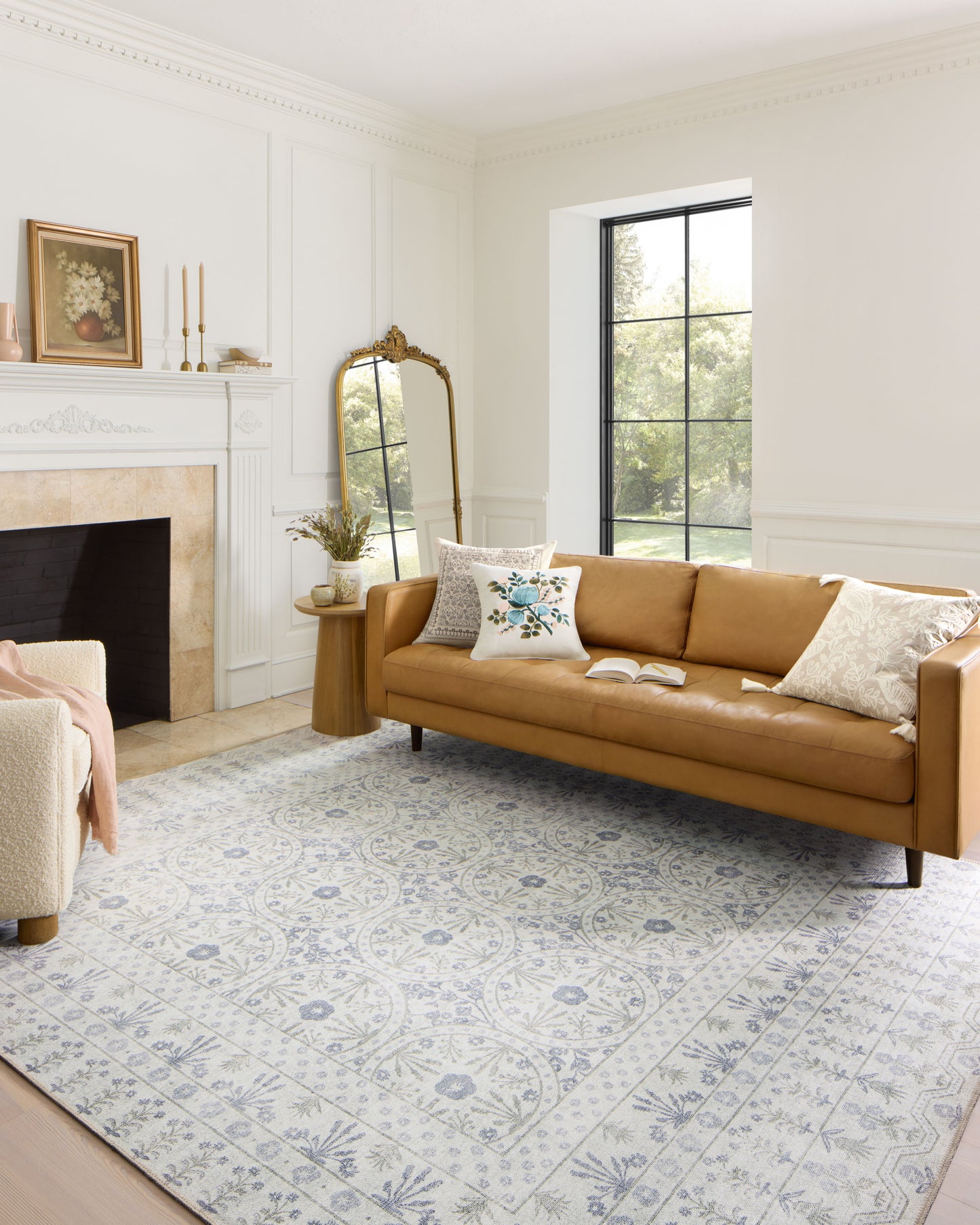 Rifle Paper Co. x Loloi Maison  Rosette Ivory  Traditional