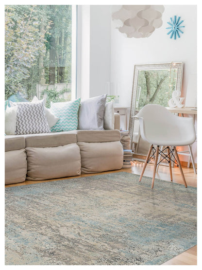 Limited MELBOURNE ME - 262 IVORY Transitional Knotted Rug - Rugs - Limited - Atlanta Designer Rugs