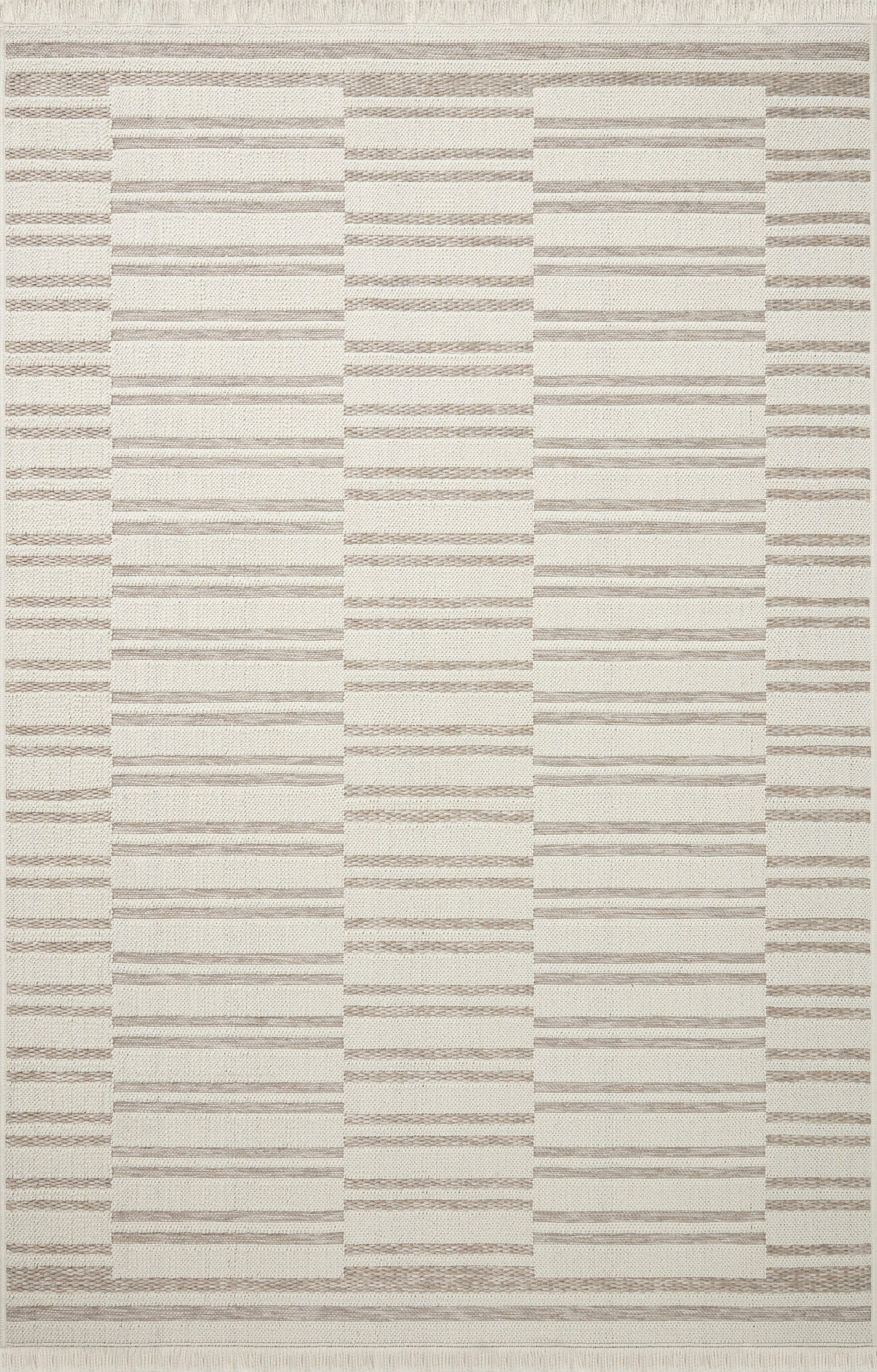 Amber Lewis x Loloi Malibu  Ivory Dove Indoor/Outdoor