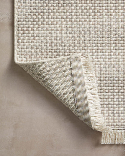 Amber Lewis x Loloi Malibu  Ivory Dove Indoor/Outdoor