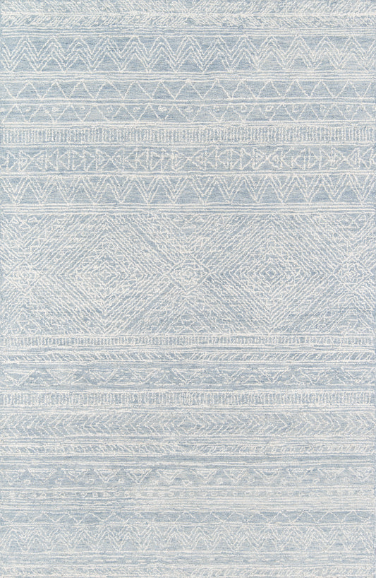 Momeni Mallorca  Light Blue  Contemporary