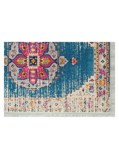 Limited Grace GE - 352 TURQUOISE IVORY Traditional Machinemade Rug - Rugs - Limited - Atlanta Designer Rugs