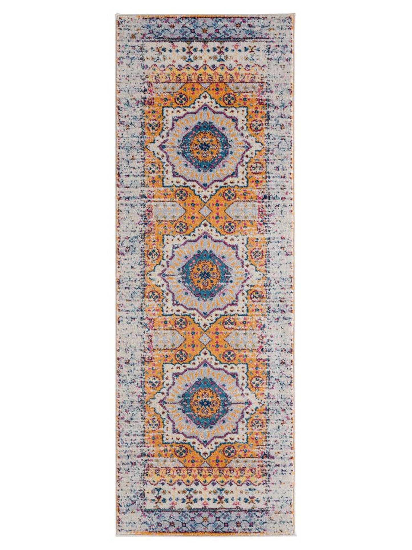 Limited Grace GE - 353 IVORY ORANGE Traditional Machinemade Rug - Rugs - Limited - Atlanta Designer Rugs