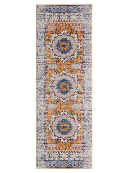 Limited Grace GE - 353 IVORY ORANGE Traditional Machinemade Rug - Rugs - Limited - Atlanta Designer Rugs