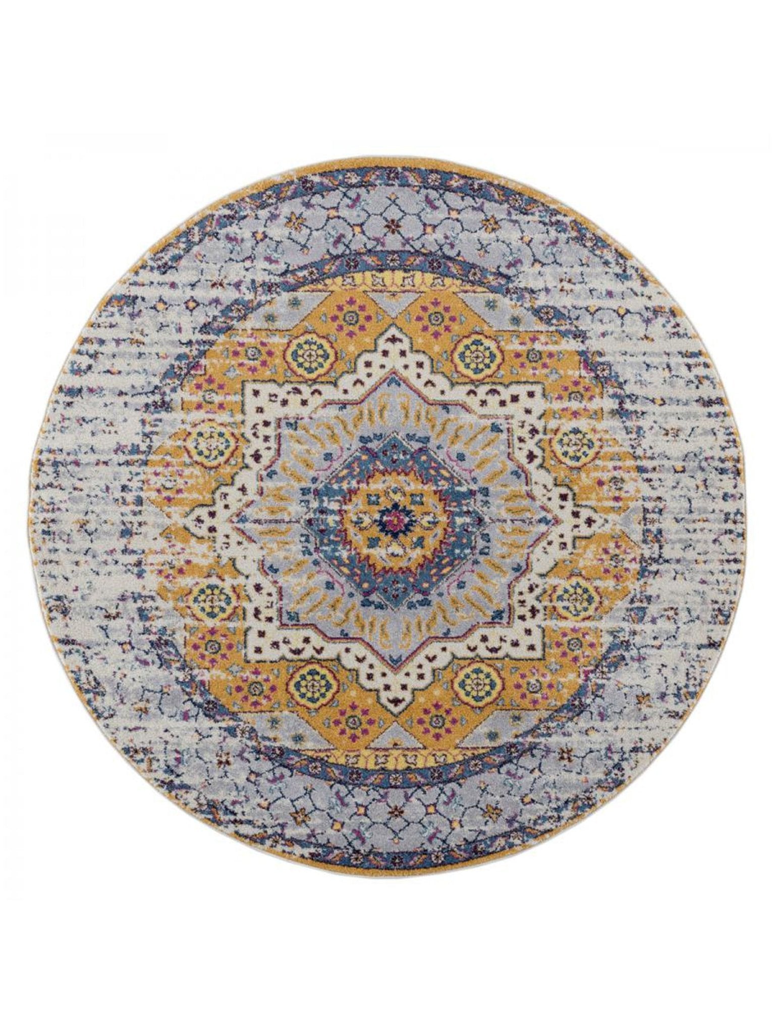 Limited Grace GE - 353 IVORY ORANGE Traditional Machinemade Rug - Rugs - Limited - Atlanta Designer Rugs