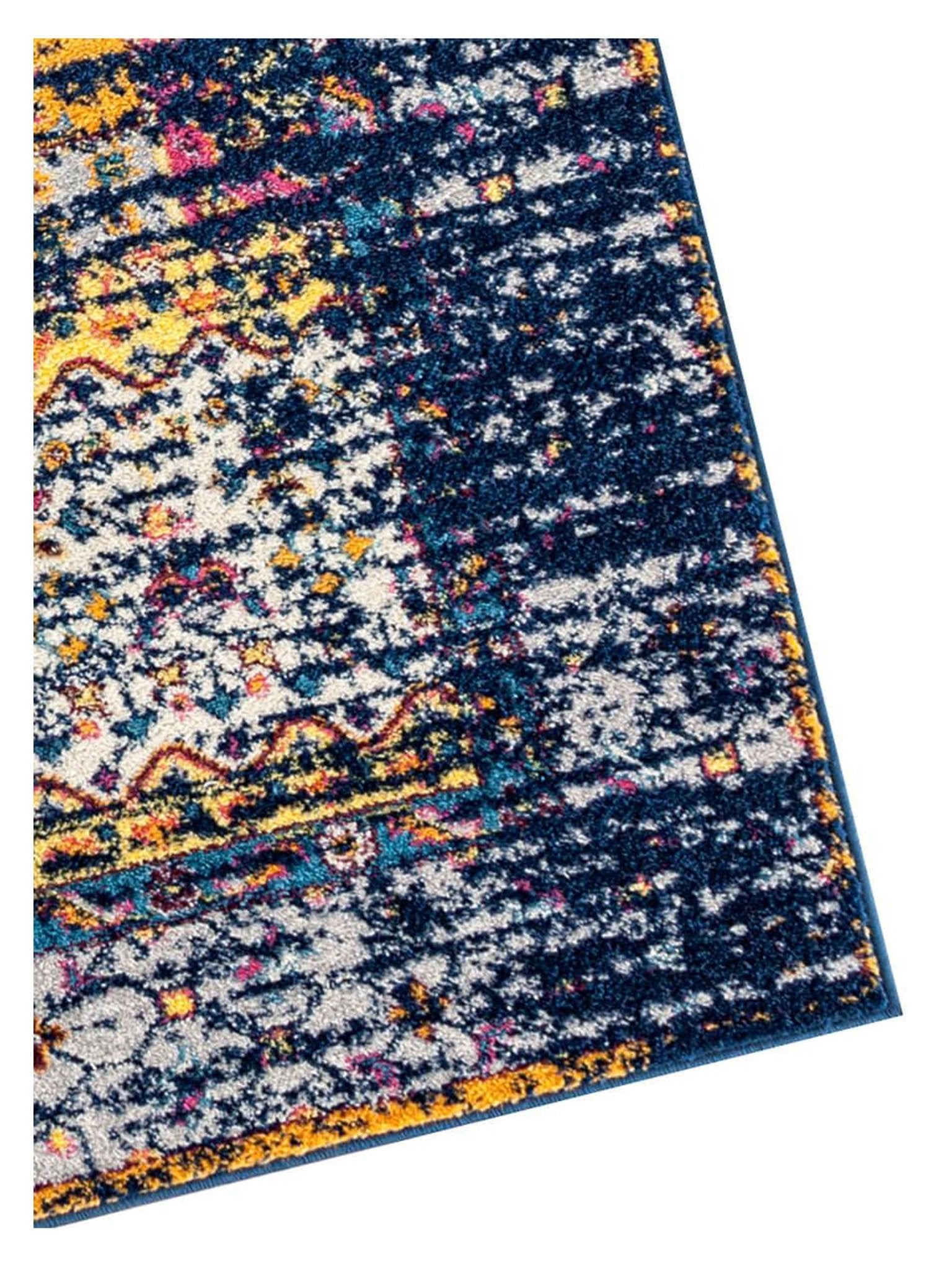 Limited Grace GE - 354 NAVY ORANGE Traditional Machinemade Rug - Rugs - Limited - Atlanta Designer Rugs
