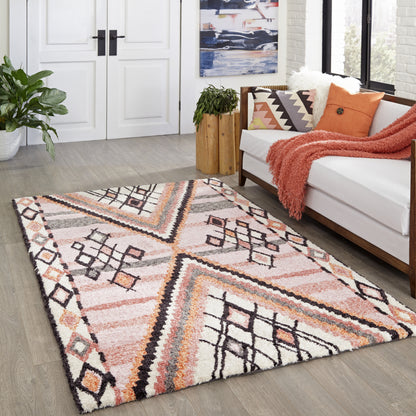 Momeni Margaux  Pink  Contemporary