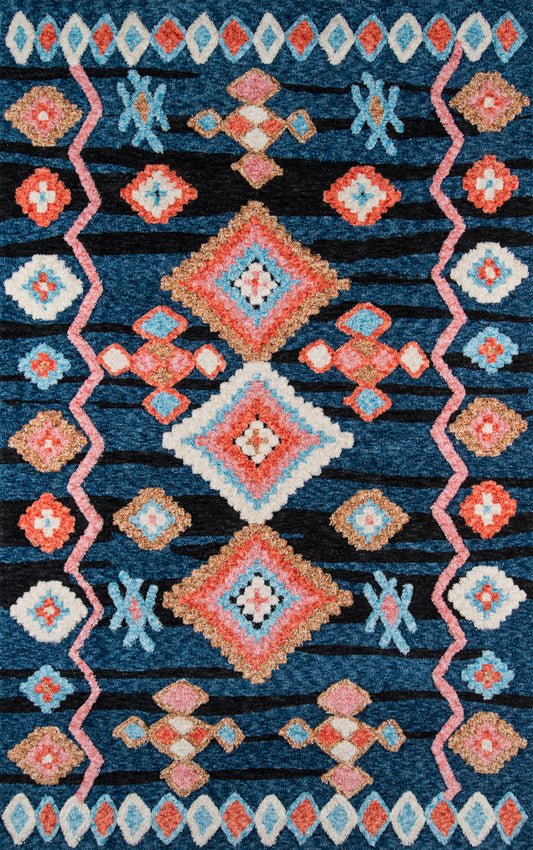 Momeni Margaux  Navy  Contemporary