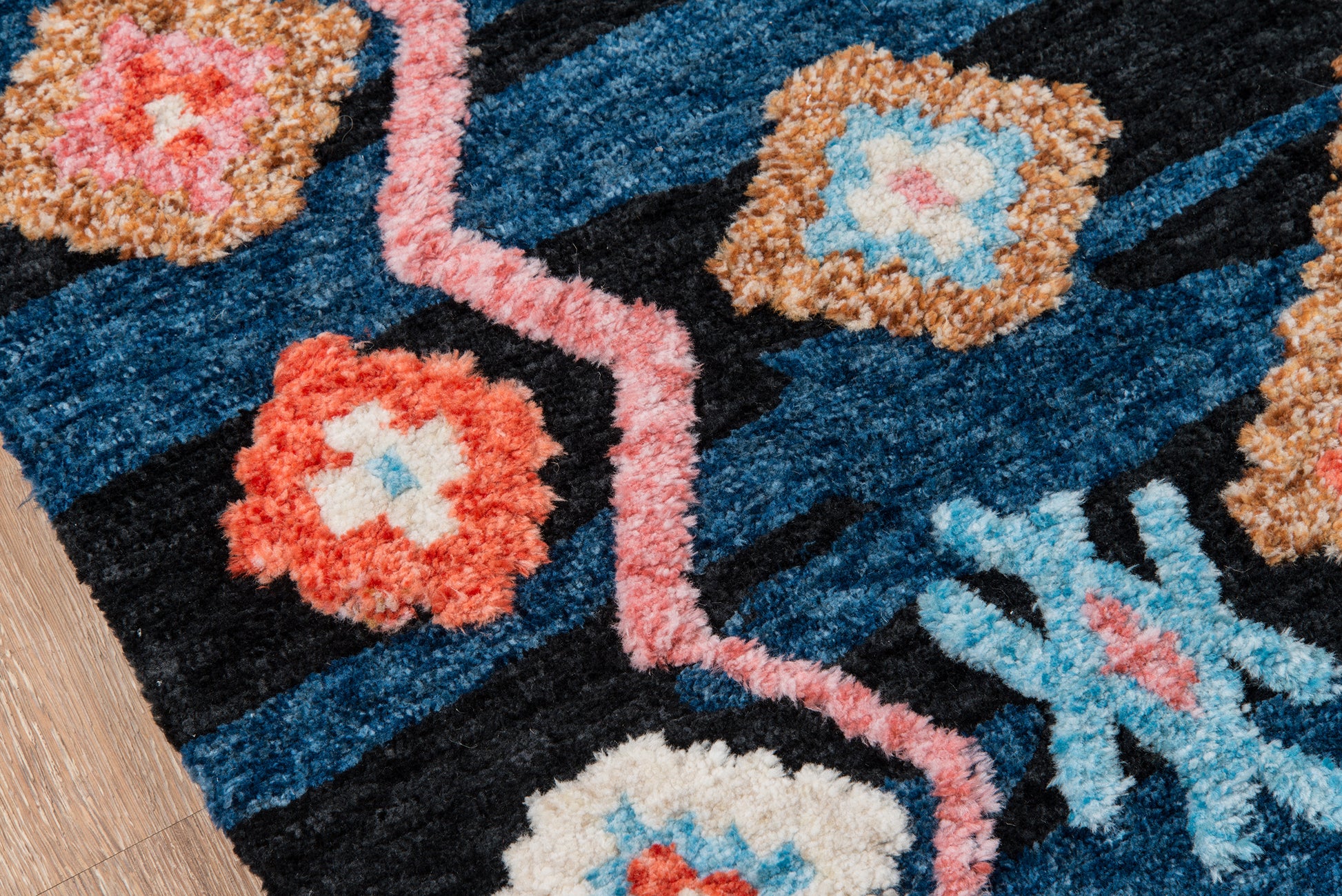 Momeni Margaux  Navy  Contemporary