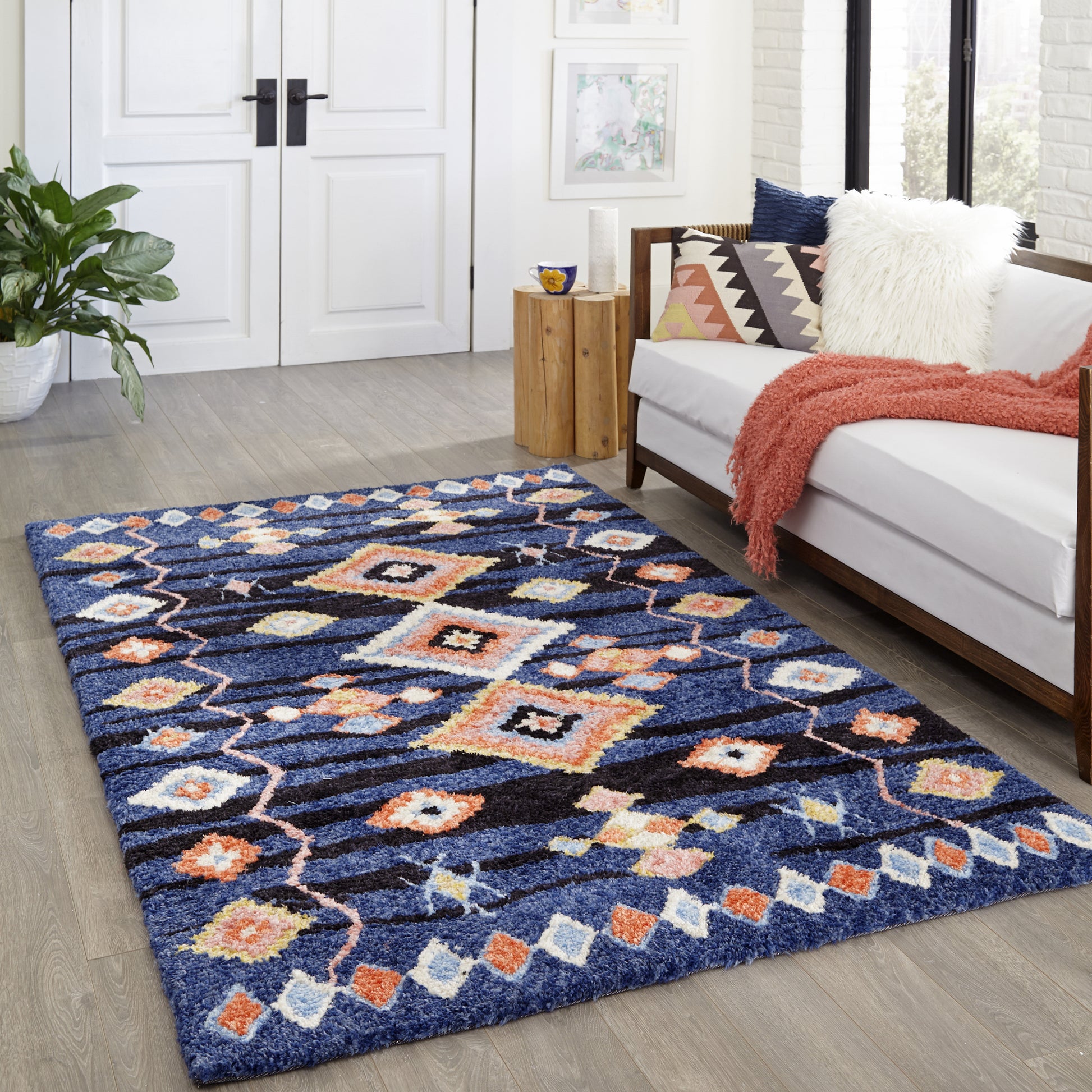 Momeni Margaux  Navy  Contemporary