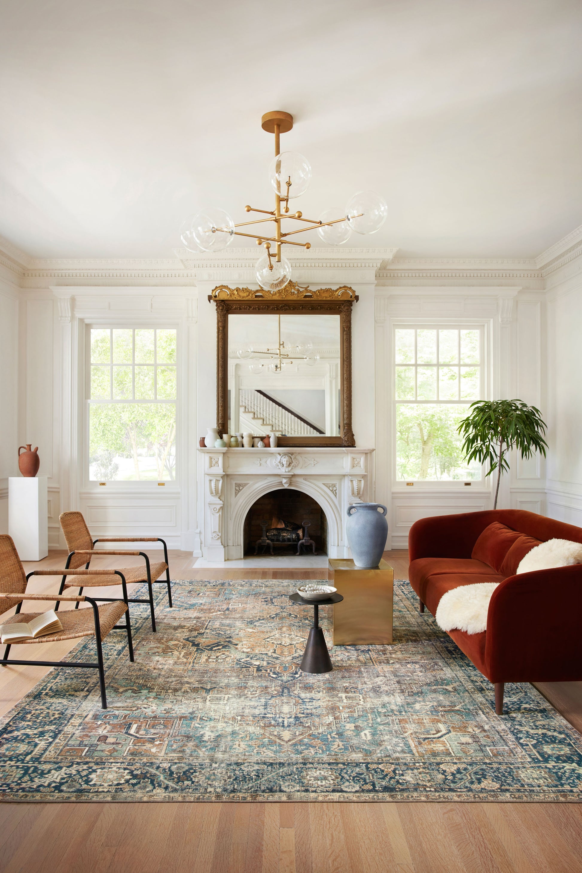 Loloi II Margot  Terracotta Lagoon Traditional