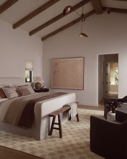 Amber Lewis x Loloi Marlowe  Natural Sand Contemporary