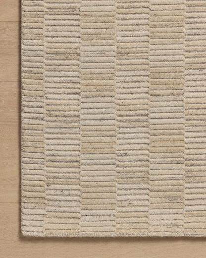Amber Lewis x Loloi Marlowe  Natural Sand Contemporary
