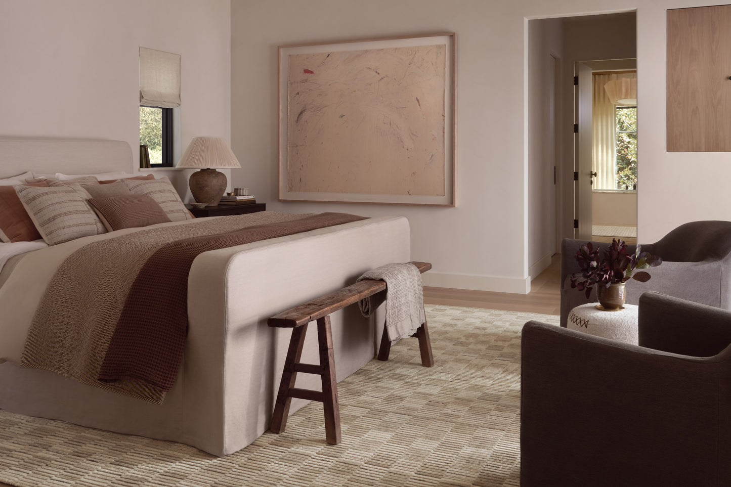 Amber Lewis x Loloi Marlowe  Natural Sand Contemporary