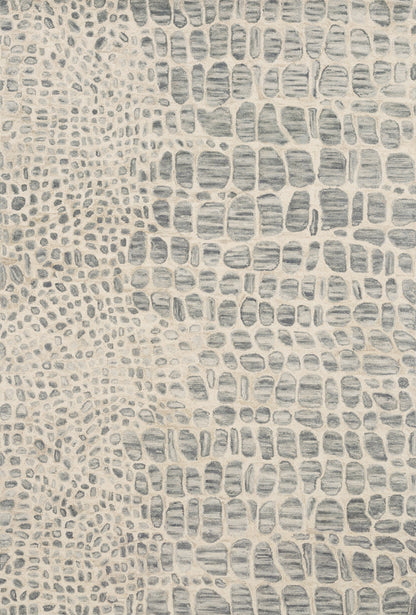 Loloi Masai  Silver Grey Ivory Contemporary