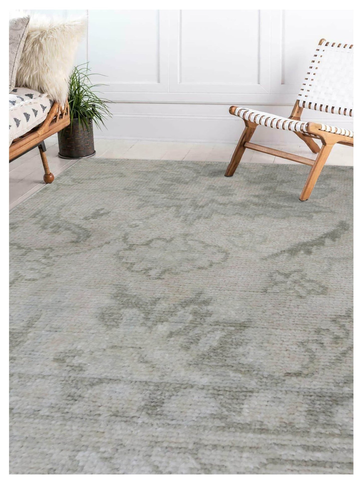 Limited MOREE MO - 357 Mist Traditional Knotted Rug - Rugs - Limited - Atlanta Designer Rugs