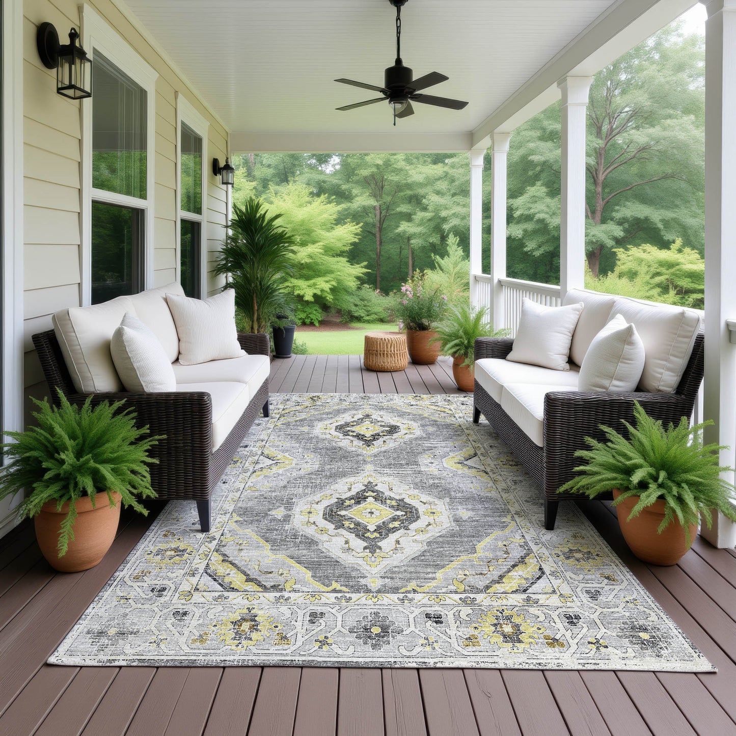Dalyn Rugs Marbella  Gray  Traditional