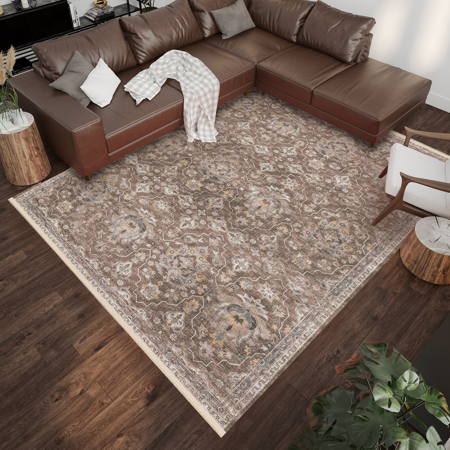 Dalyn Rugs Marbella  Mocha  Traditional