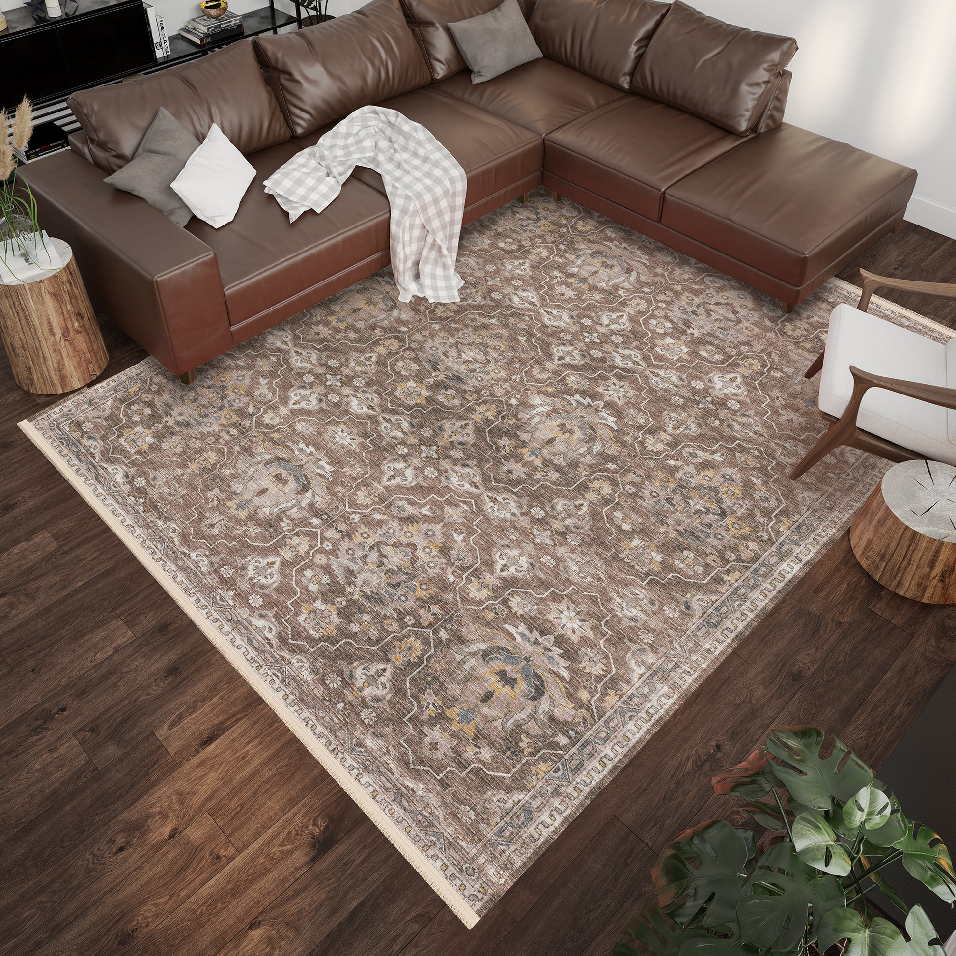Dalyn Rugs Marbella  Mocha  Traditional