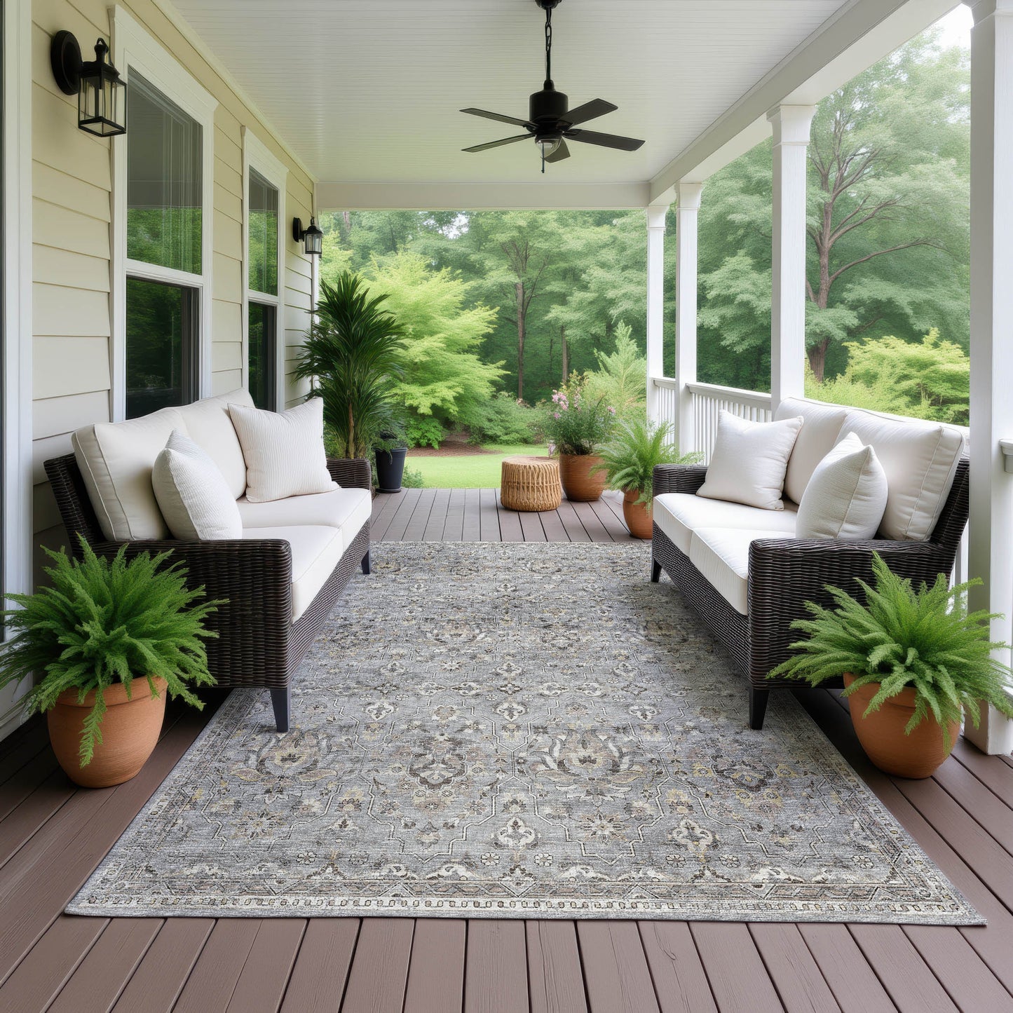 Dalyn Rugs Marbella  Silver  Traditional