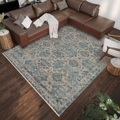 Dalyn Rugs Marbella  Mineral Blue  Traditional