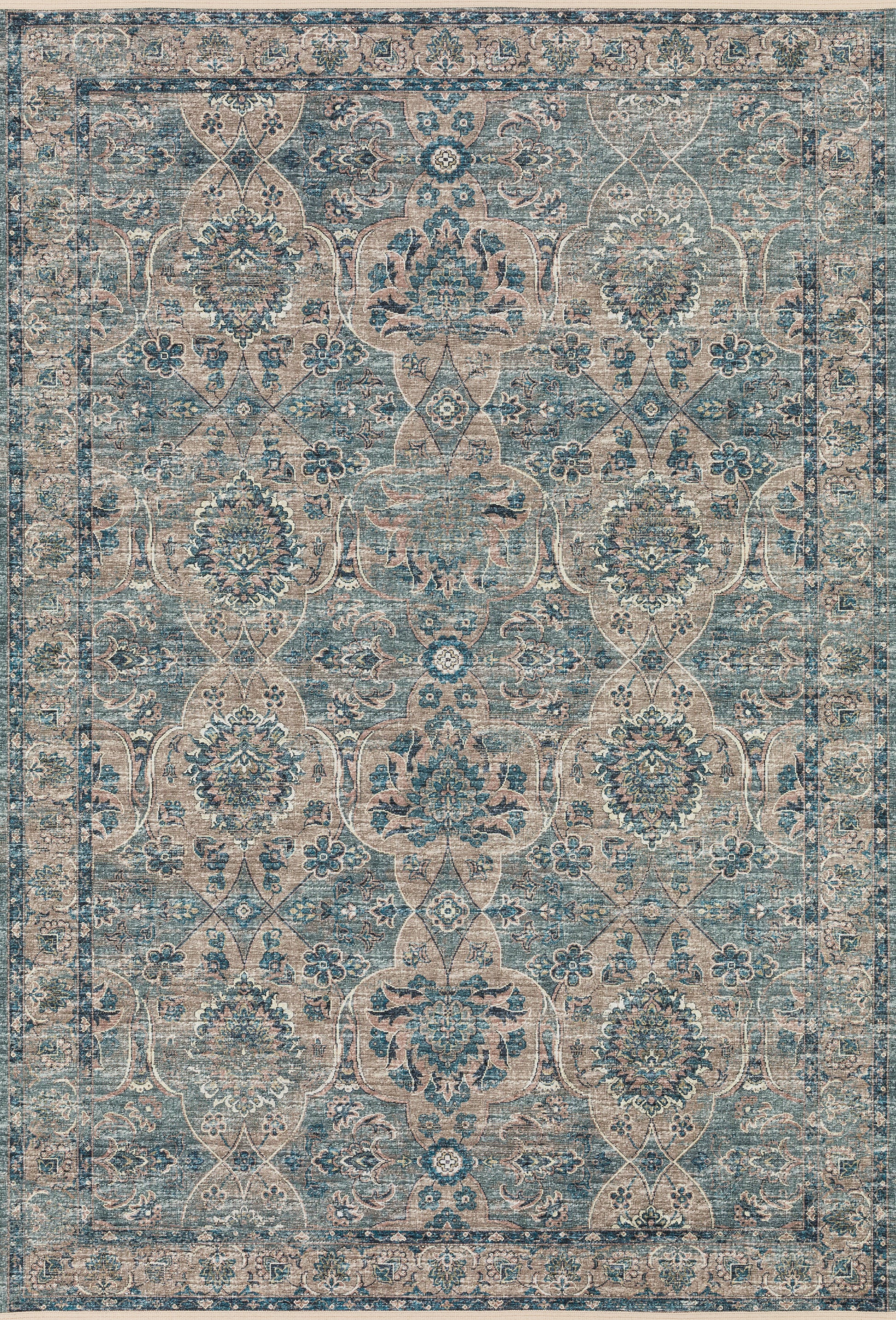 Dalyn Rugs Marbella  Mineral Blue  Traditional