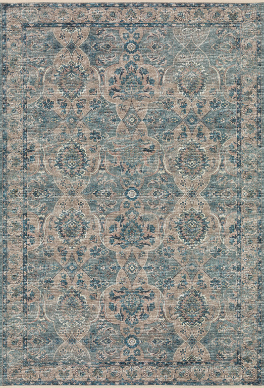Dalyn Rugs Marbella  Mineral Blue  Traditional