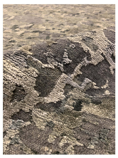 Artisan Toni Charcoal Transitional Knotted Rug - Rugs - Artisan - Atlanta Designer Rugs