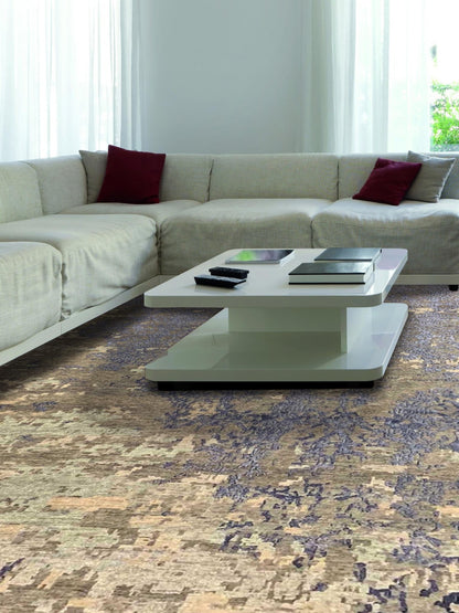 Artisan Toni Grey Blue Transitional Knotted Rug - Rugs - Artisan - Atlanta Designer Rugs