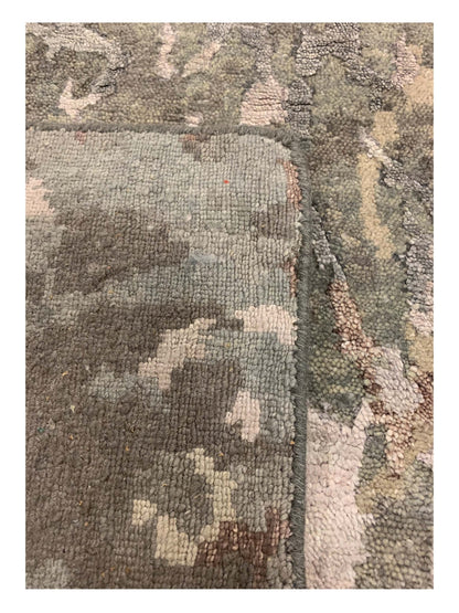 Artisan Mary Grey Lt.Lilac Contemporary Knotted Rug - Rugs - Artisan - Atlanta Designer Rugs