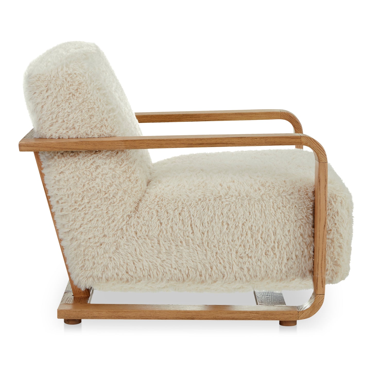 Moes Home Occasional Chairs ECKERSLEY White Modern Furniture Rug