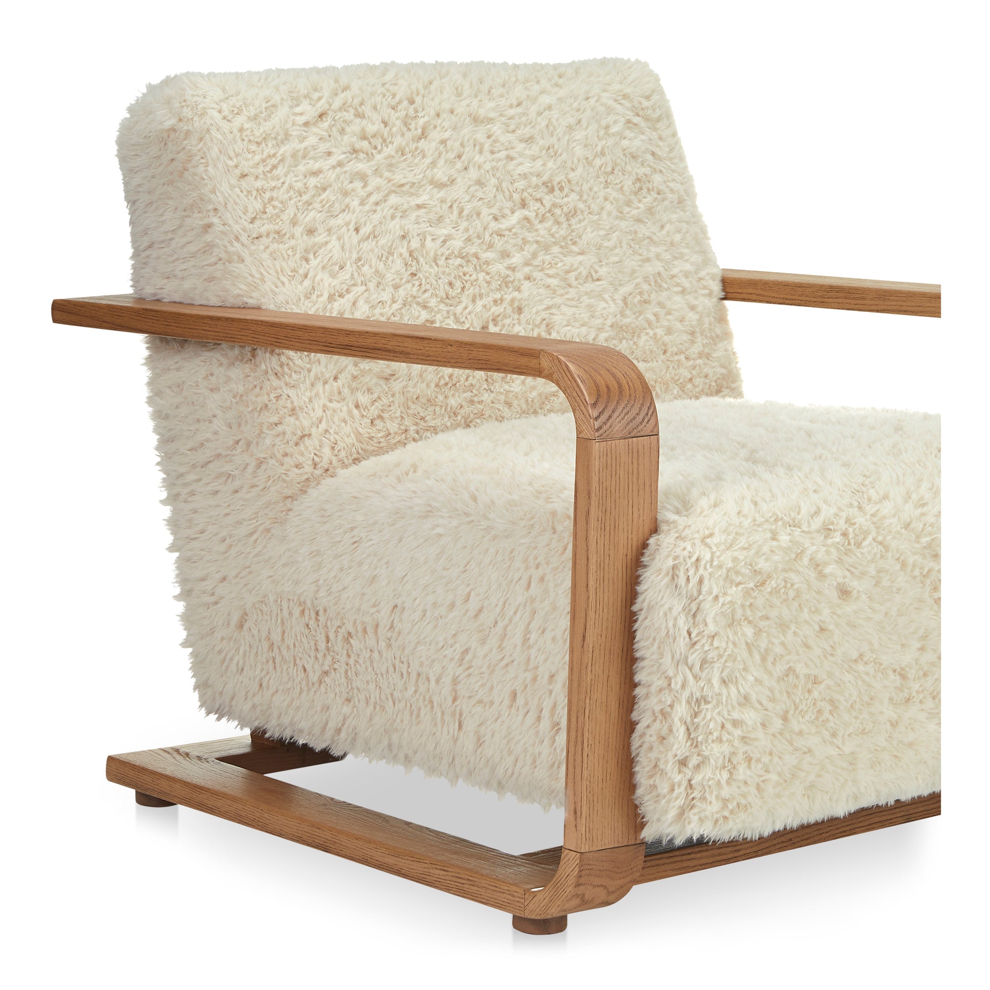 Moes Home Occasional Chairs ECKERSLEY White Modern Furniture Rug