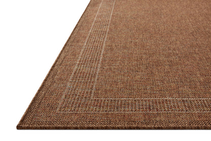 Loloi Merrick  Cinnamon Multi Indoor/Outdoor