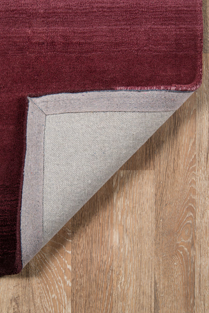 Momeni Metro  Plum  Contemporary