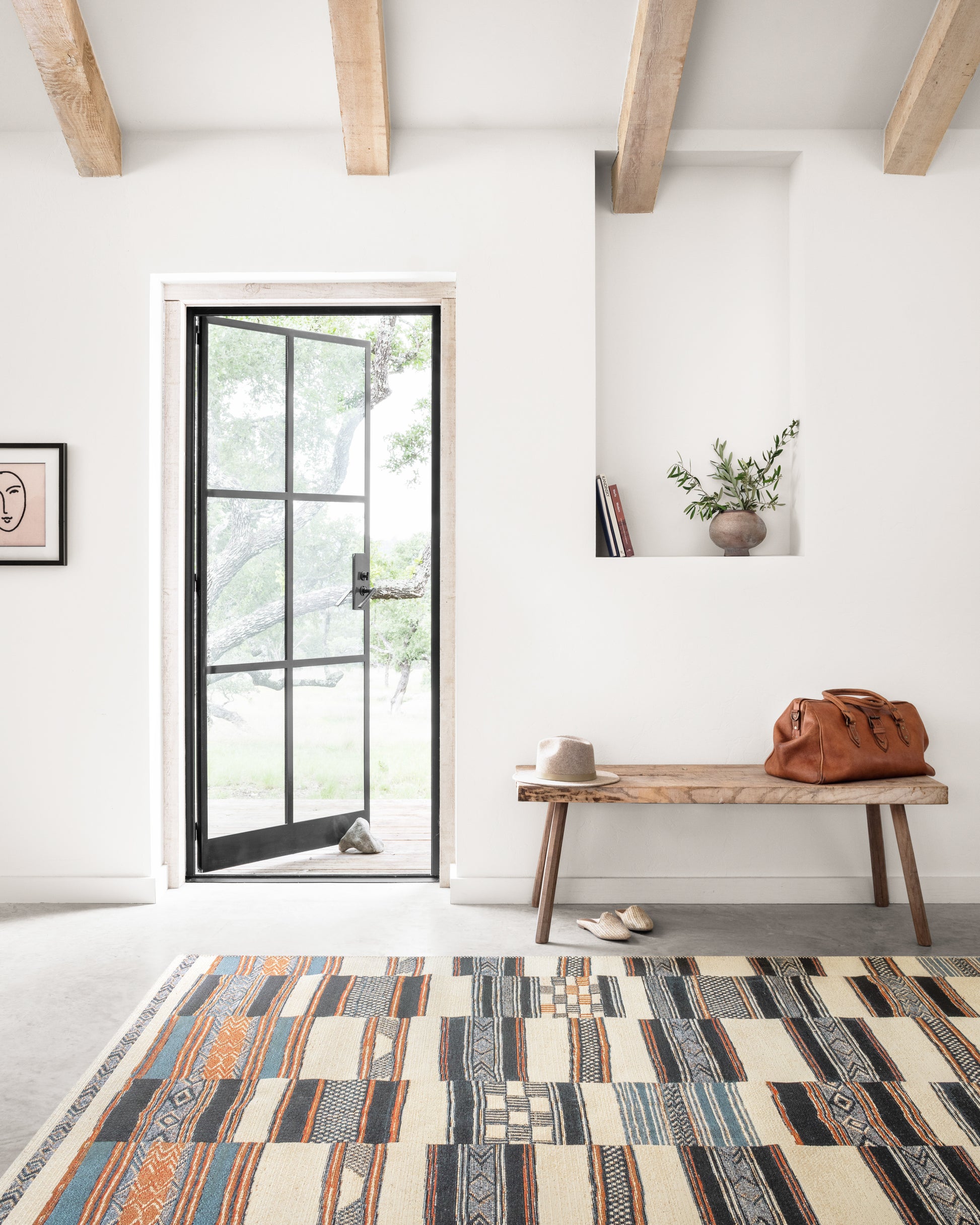 Loloi Mika  Ivory Multi Indoor/Outdoor