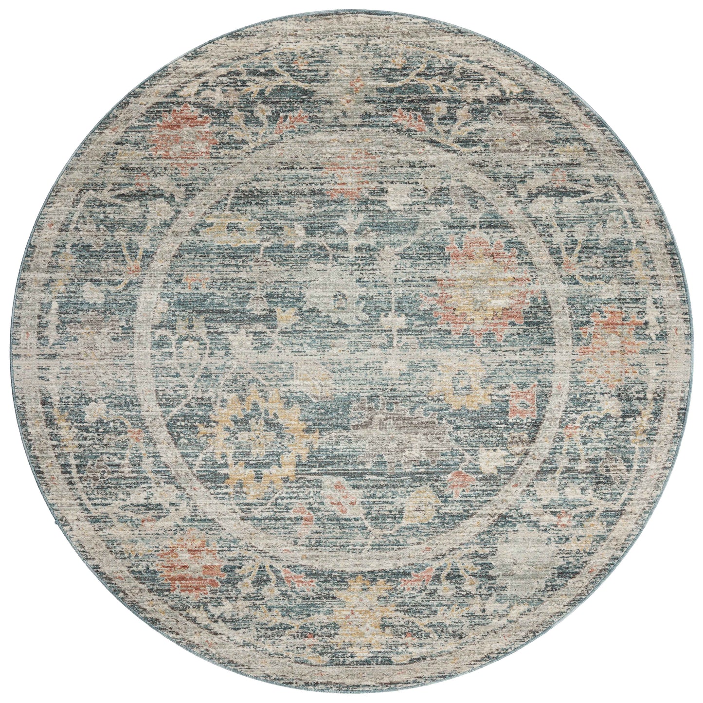 Magnolia Home by Joanna Gaines x Loloi Millie  Blue Multi Traditional