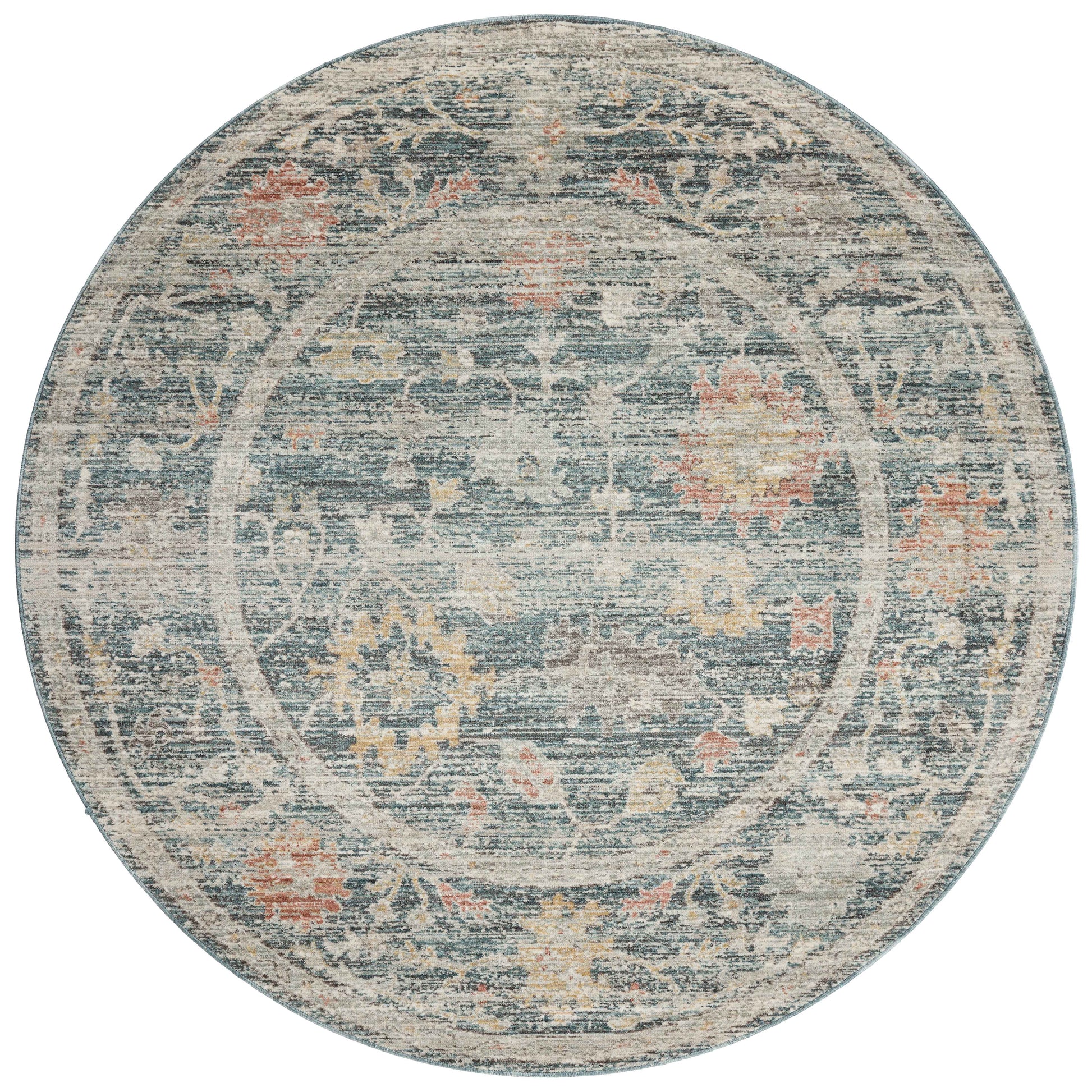 Magnolia Home by Joanna Gaines x Loloi Millie  Blue Multi Traditional