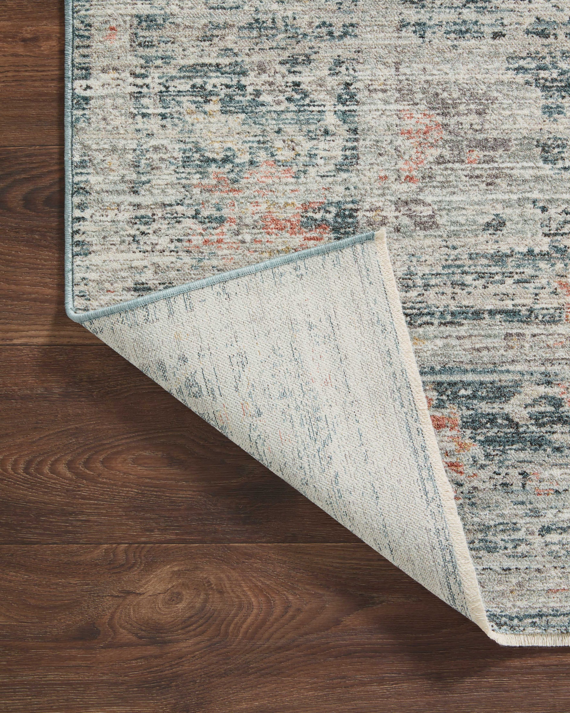 Magnolia Home by Joanna Gaines x Loloi Millie  Blue Multi Traditional