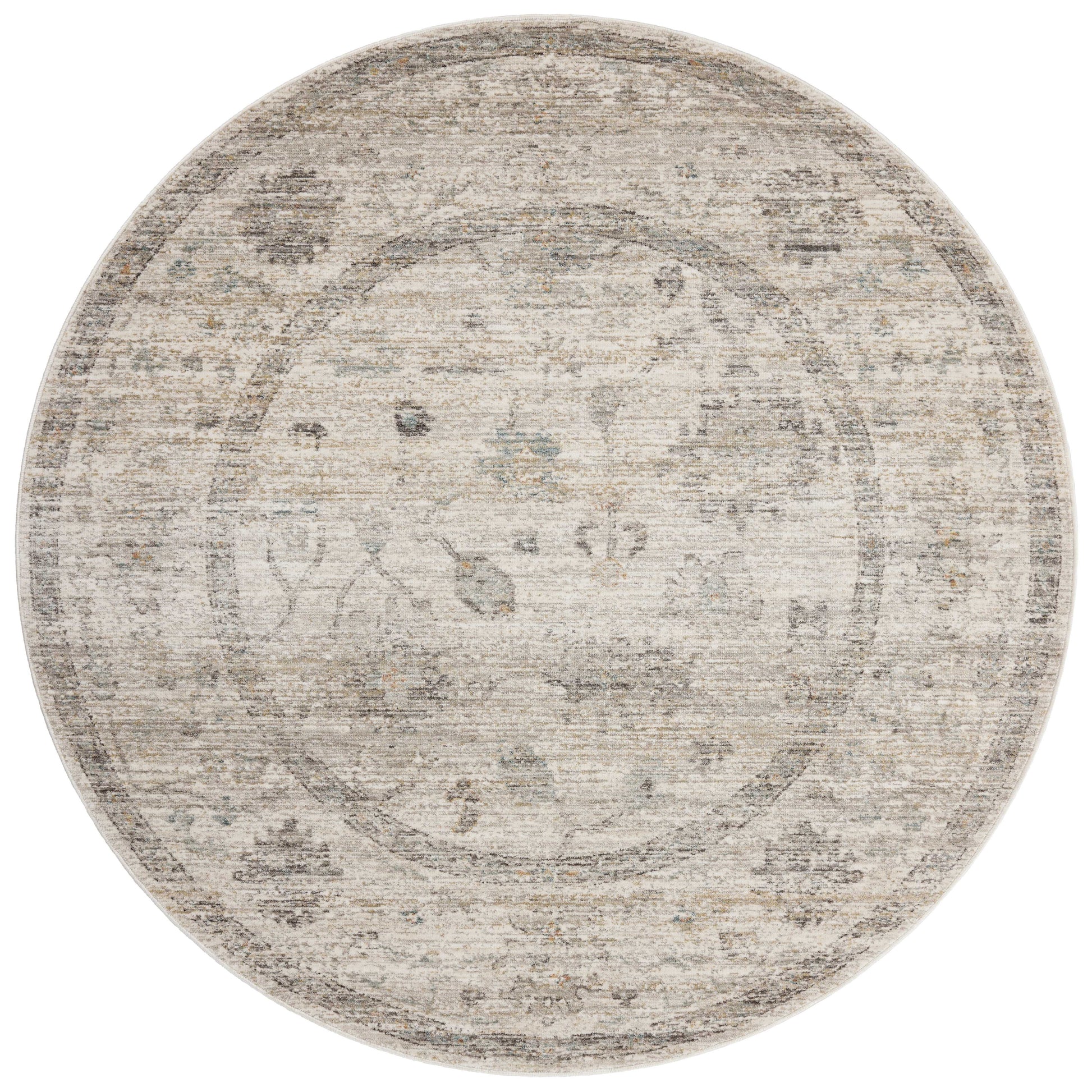 Magnolia Home by Joanna Gaines x Loloi Millie  Silver Dove Traditional