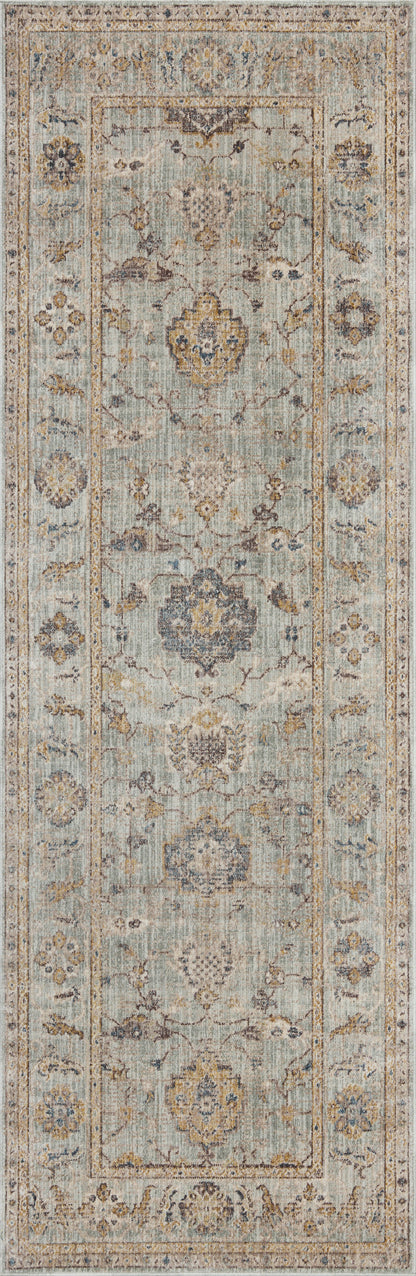 Magnolia Home by Joanna Gaines x Loloi Millie  Sky Gold Traditional