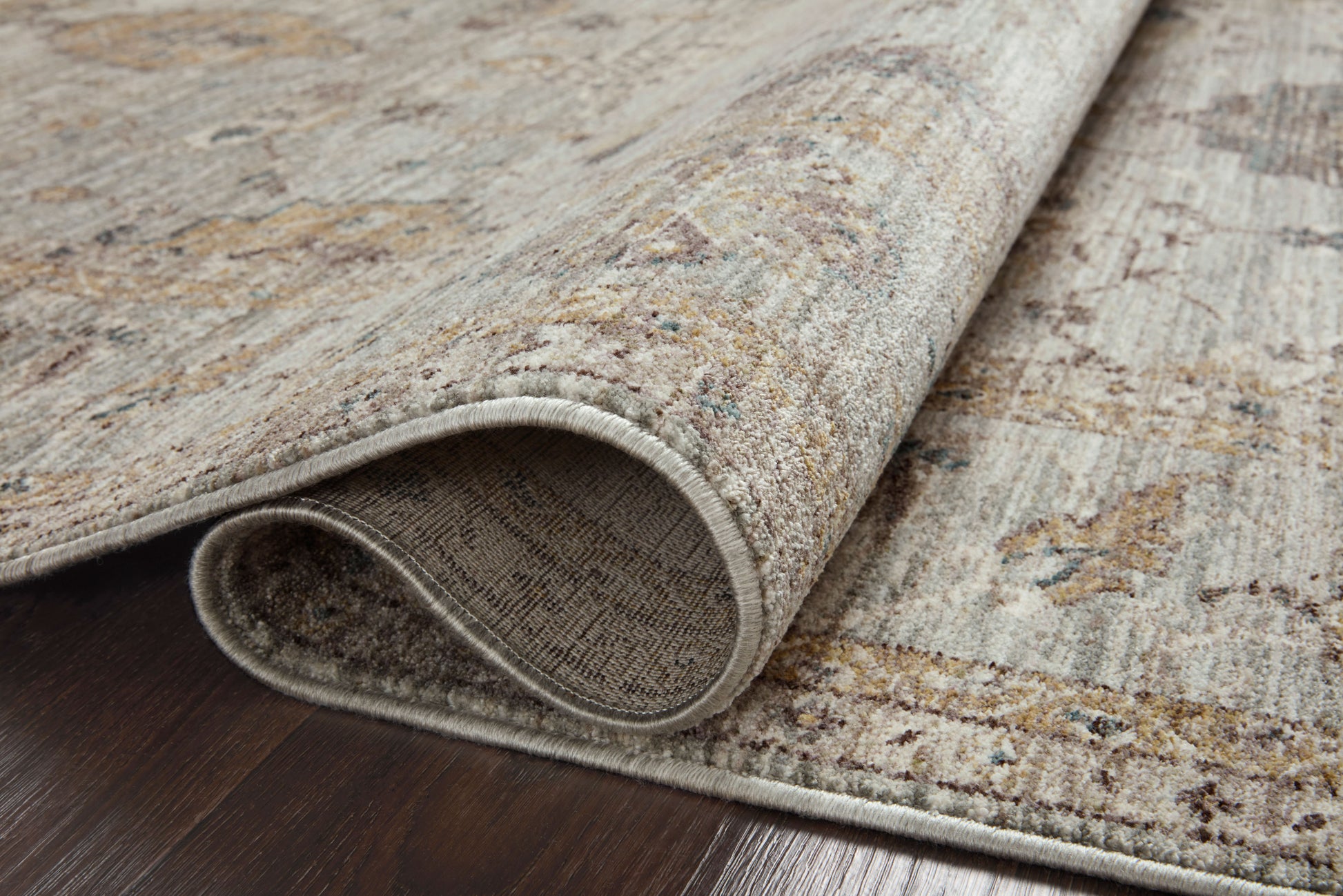 Magnolia Home by Joanna Gaines x Loloi Millie  Sky Gold Traditional