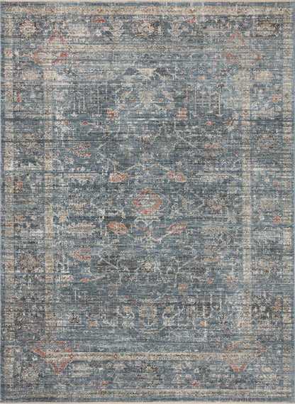 Magnolia Home by Joanna Gaines x Loloi Millie  Denim Multi Traditional