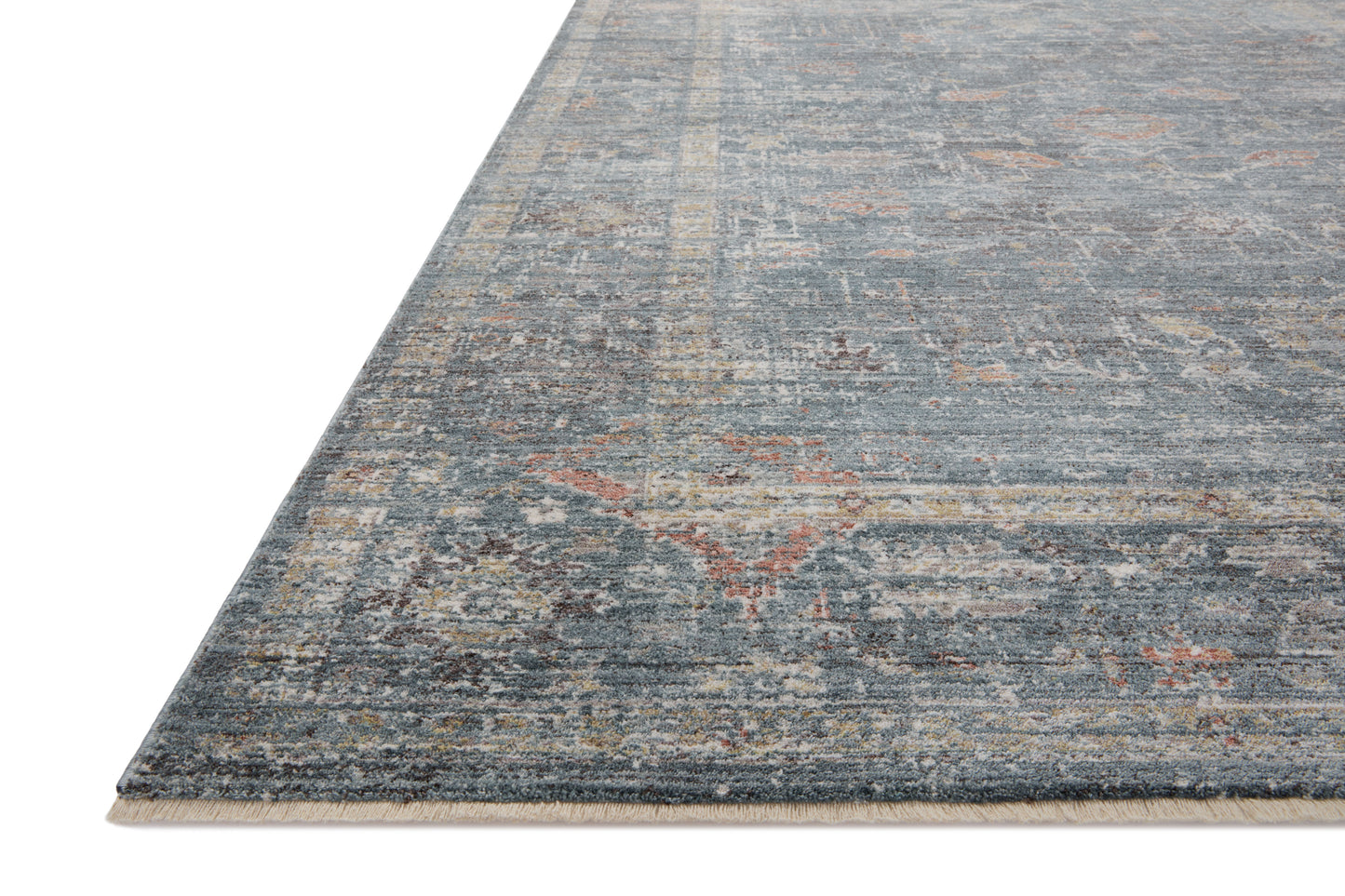 Magnolia Home by Joanna Gaines x Loloi Millie  Denim Multi Traditional