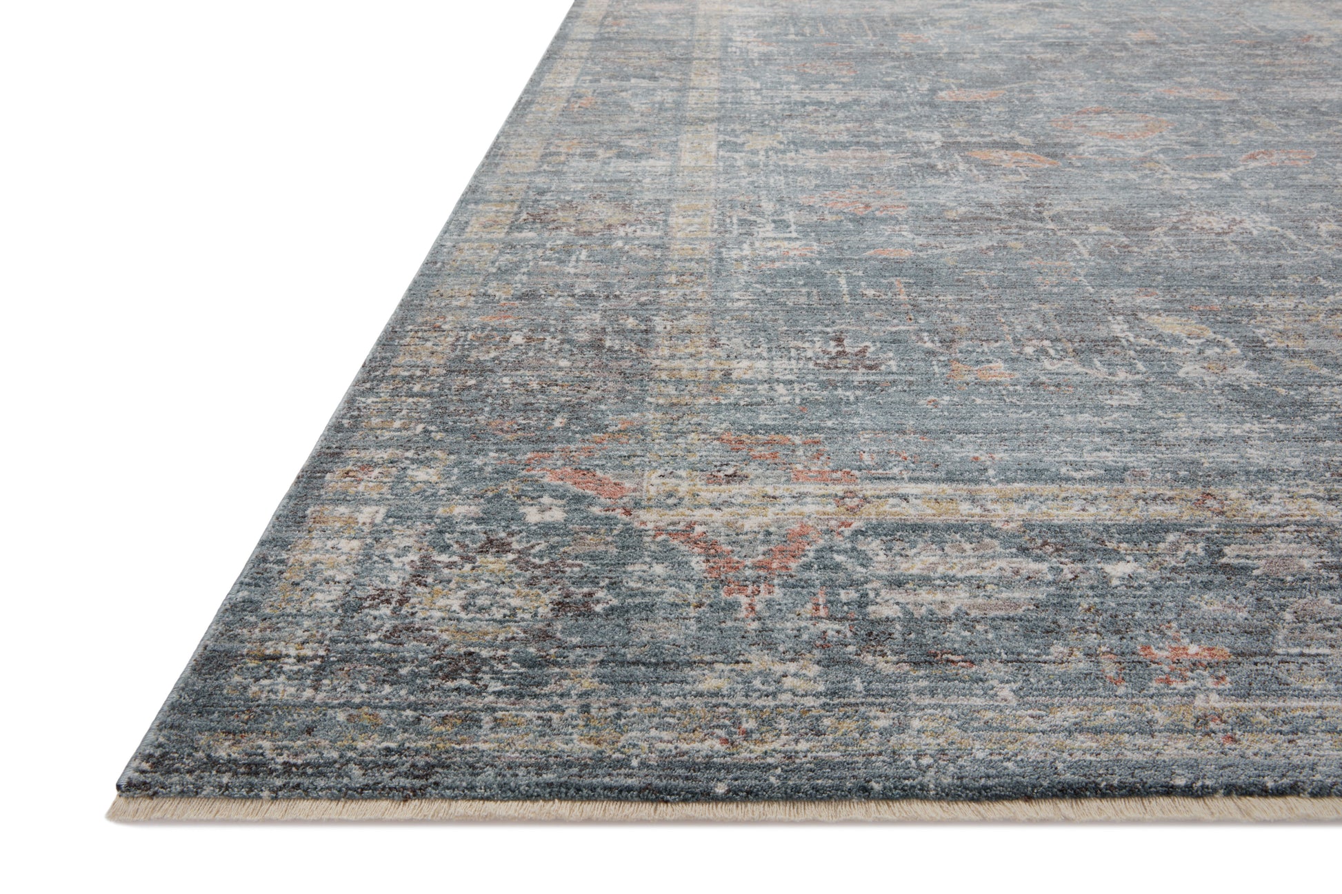 Magnolia Home by Joanna Gaines x Loloi Millie  Denim Multi Traditional